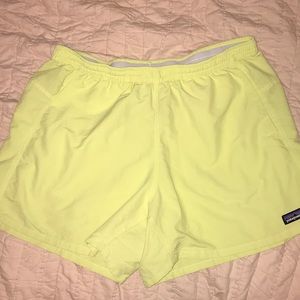 Yellow Patagonia Baggies
